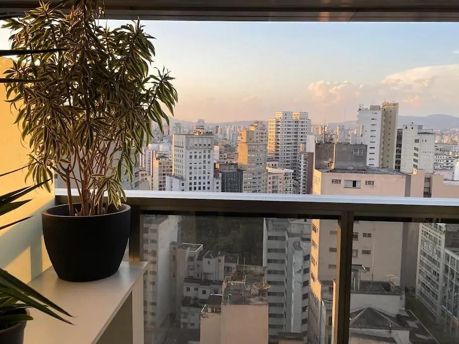 Studio Com Vista Incrivel 22º Andar Apartment Sao Paulo 0*,  Brazil